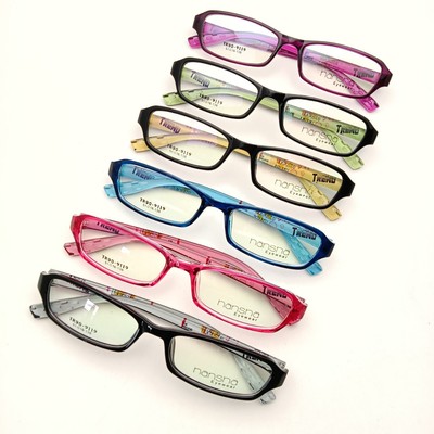 超轻TR90镜框舒适小码眼镜架高度数条形窄框高26|ru
