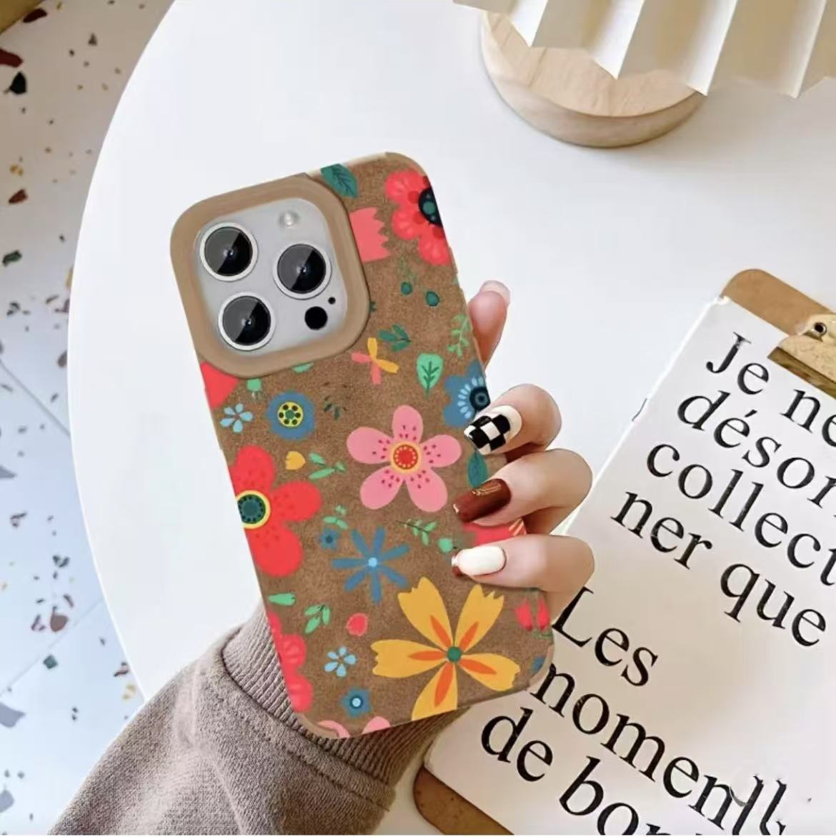 Funda para teléfono móvil iphone16 especial transfronteriza Europa y América Apple 15promax/14 Japón y Corea 13pro12 piel de oveja