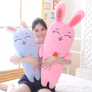 Rabbit Carrot Plush Toy Sleeping Pillow Cute Birthday Gift Girl's Rag Doll Doll Doll Doll Bed