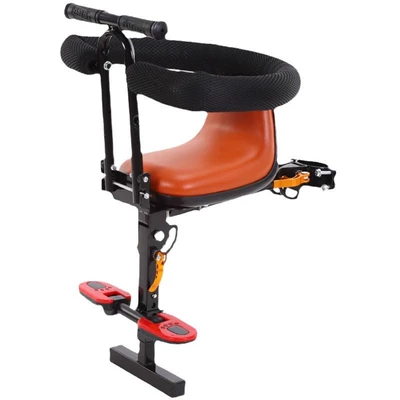 Electric car child seat front foldable quick release