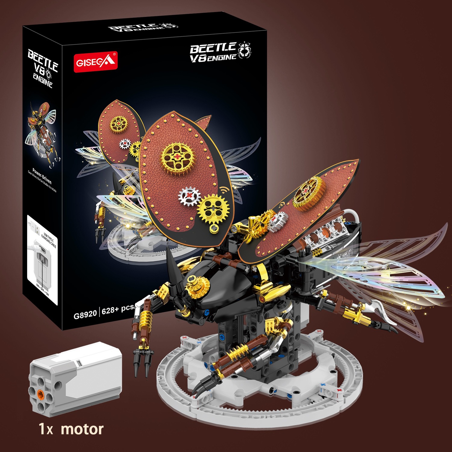 G8920 electric insect beetle with v8 engine