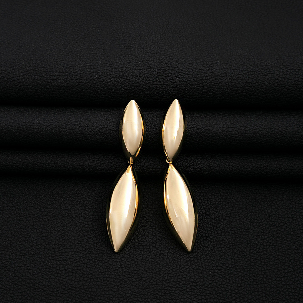 1 Pair Simple Style Geometric Plating Iron Drop Earrings display picture 27