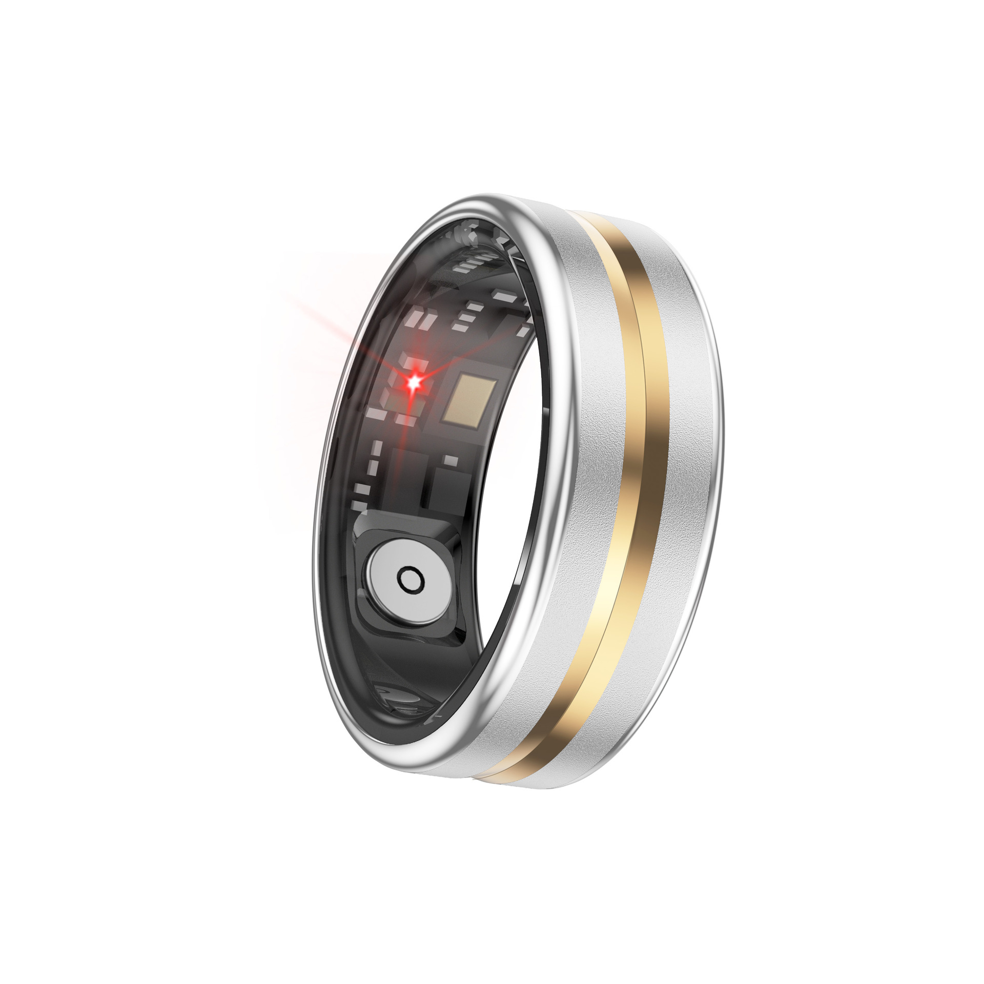 Anillo inteligente transfronterizo frecuencia cardíaca oxígeno sangre salud monitoreo del sueño hombre y mujer tecnología negra impermeable Bluetooth anillo deportivo