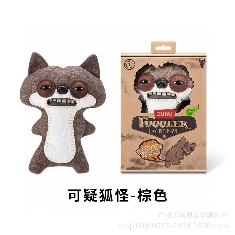 正規品 Fuggler ファンク かわいいモンスター サウンド シリーズ ぬいぐるみ 醜くて面白い トレンディなおもちゃ 人形 15728|undefined