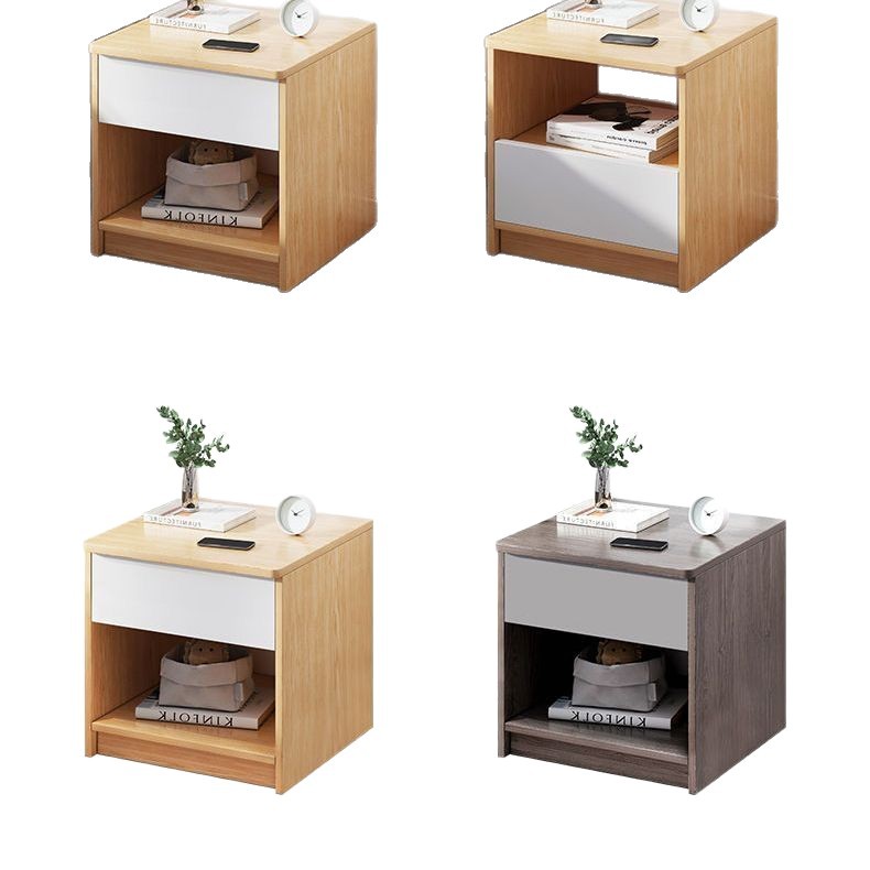 Mesa de cabezal de cama moderna simple dormitorio simple hotel especial pequeño estante junto a la cama armario de almacenamiento casero armario de almacenamiento