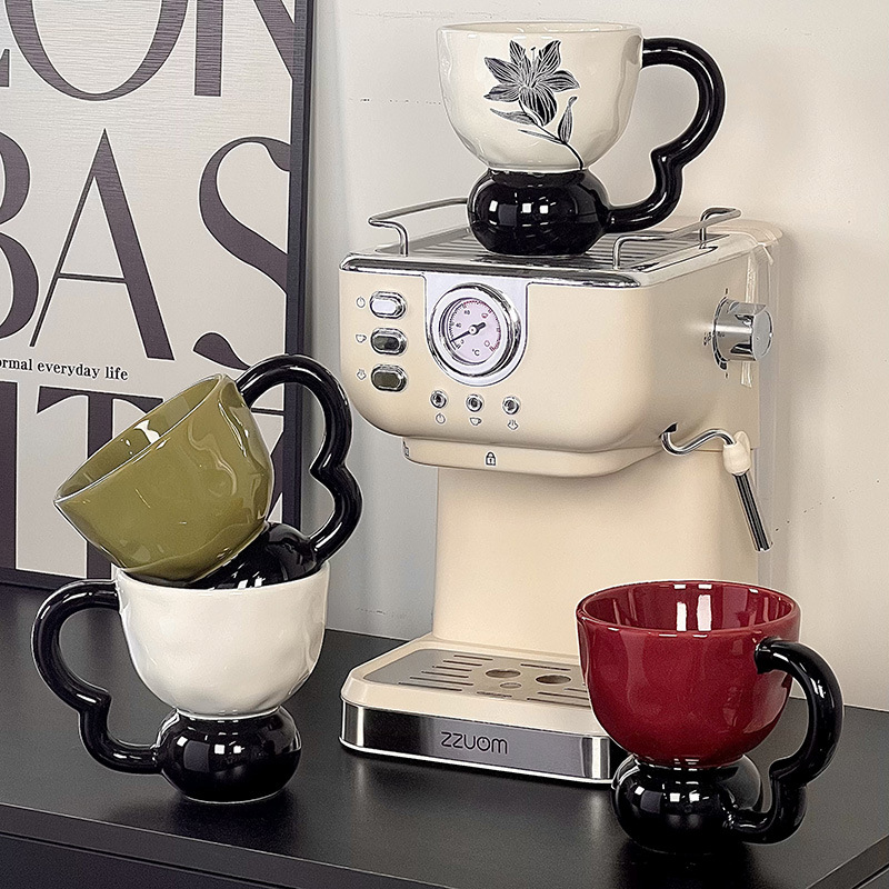 Nórdico lujoso taza de té de la tarde esmalte de alta temperatura taza de cerámica de agua buena cosa doméstica taza de leche taza de café al por mayor