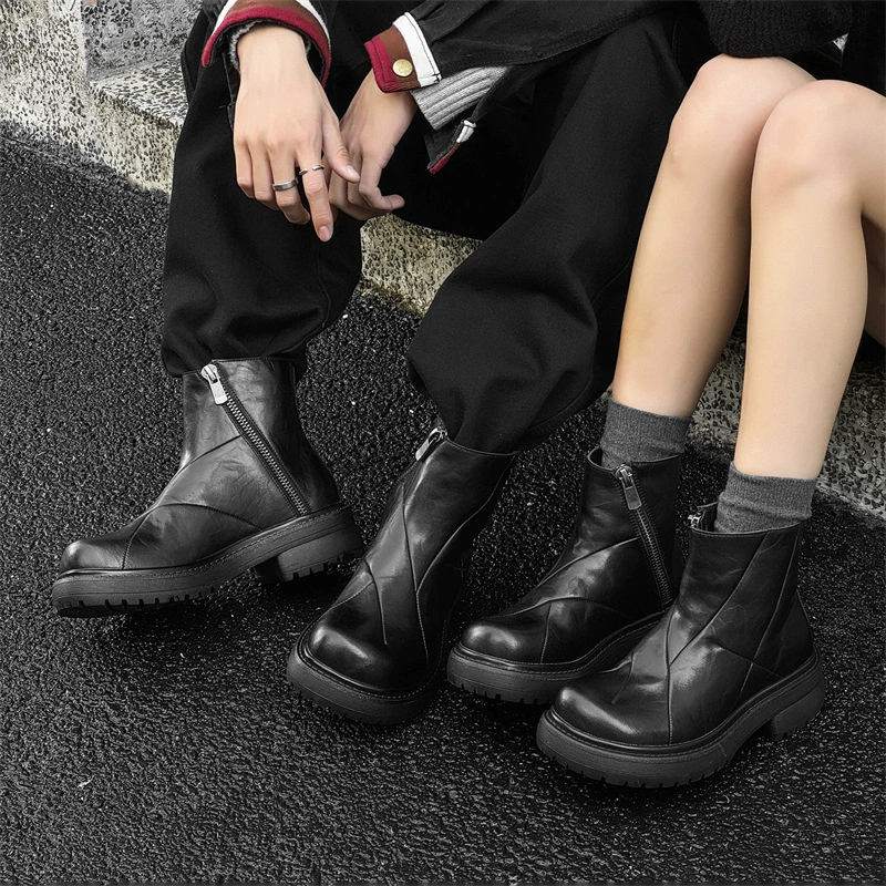 Martens, design high boots English style platform, British style