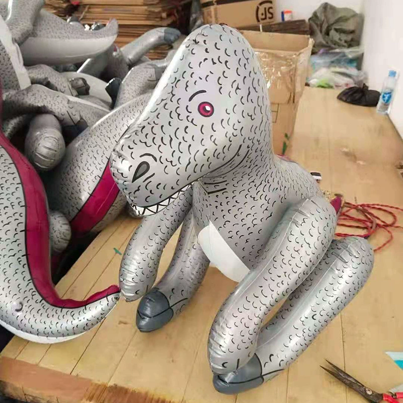 Надувной мультяшный динозавр, игрушка из ПВХ