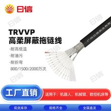 TRVVP高柔性屏蔽拖链电缆14 16 20芯0.5 1 1.5平方抗干扰信号线
