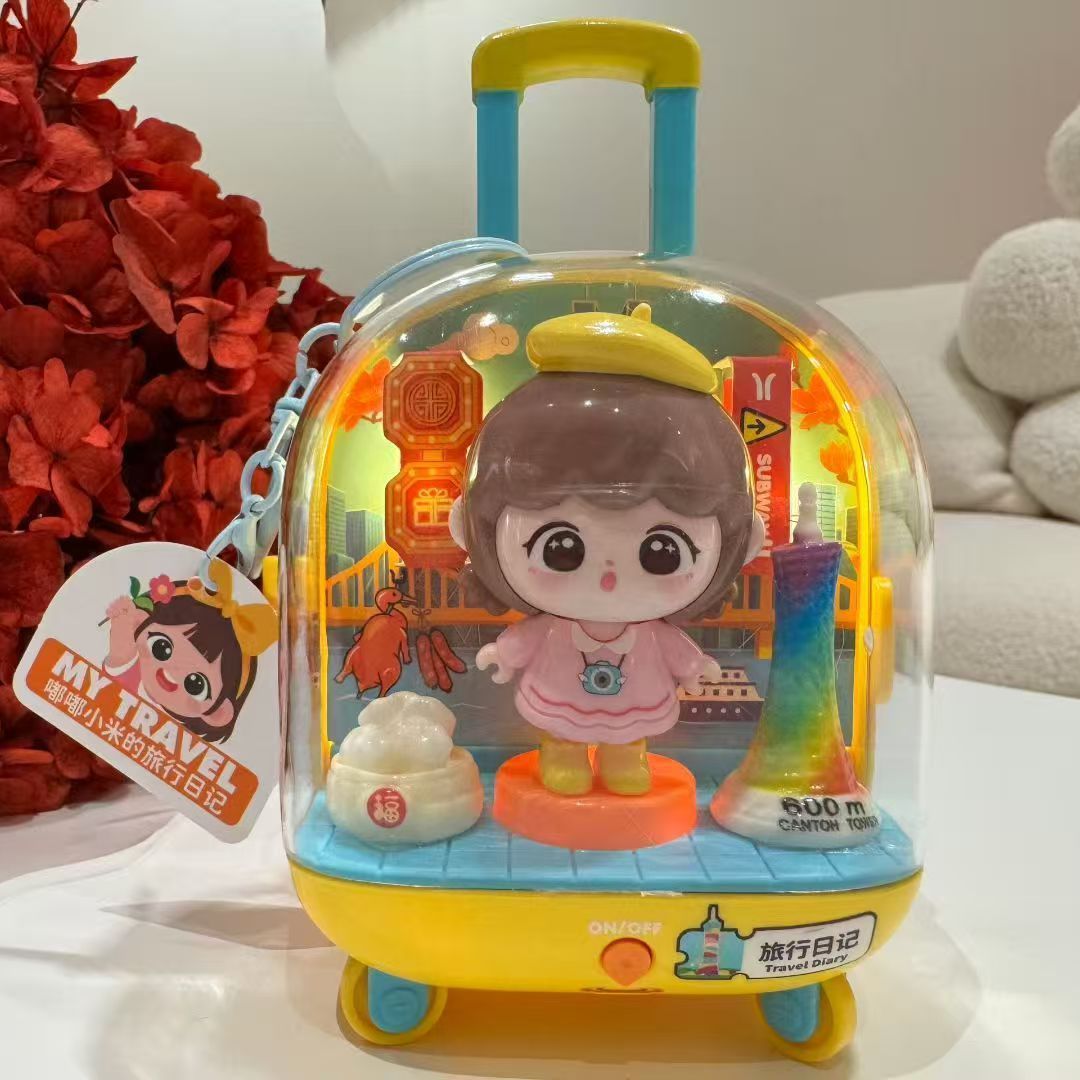 Hecho a mano DIY pegatinas de refrigerador mosaico micro escenas mochila para niños joyas colgantes barra de tracción maleta juguetes regalos