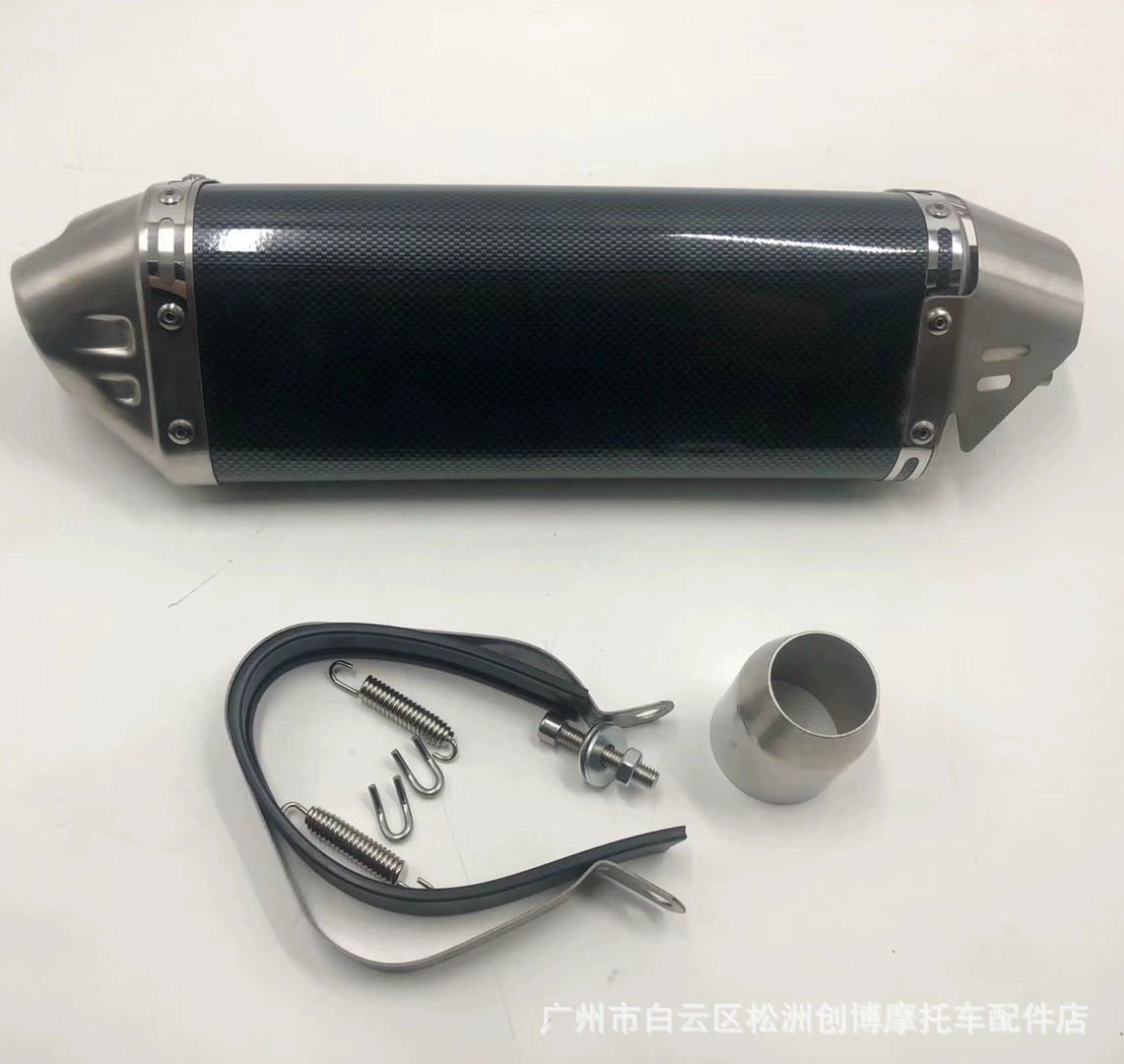 Новая выхлопная труба мотоцикла Yoshimura, треугольная стальная головка с цветочным принтом, модифицированная выхлопная труба, глушитель, спортивный автомобиль для мотоцикла