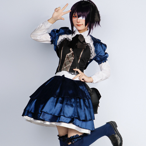 The second disease in the foggy city also wants to fall in love cos costume Xiaoniaoyu Liuhua singing costume dress Lolita cosplay