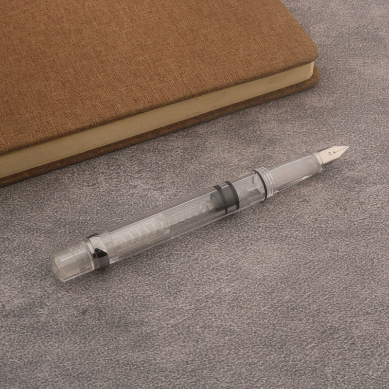 Quality Piston Fountain Pen Plastic Transparent High