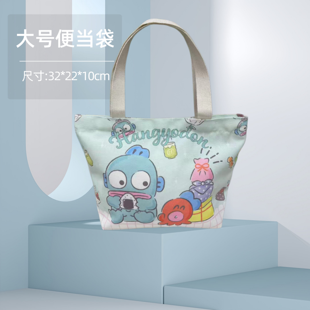 Bolsa Bento Sanrio lona almuerzo dibujos animados