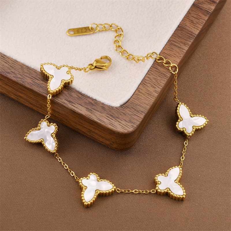 Joyas transfronterizas europeas y americanas Pulsera de acero de titanio de todo fósforo Versión coreana del temperamento bohemio Pulsera de acero de titanio que no se desvanece Joyería femenina