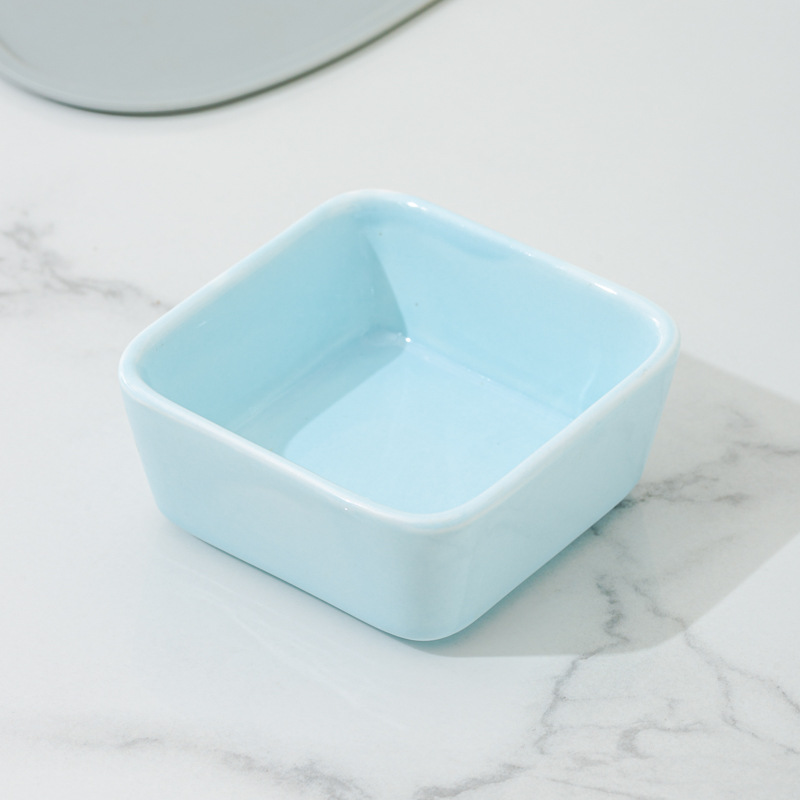 Tazón de mascotas de cerámica de hámster, tazón para gatos, tazón para perros, bandeja de madera, tazón para perros, protector de cuello, tazón para alimentos para gatos, anti-derribado