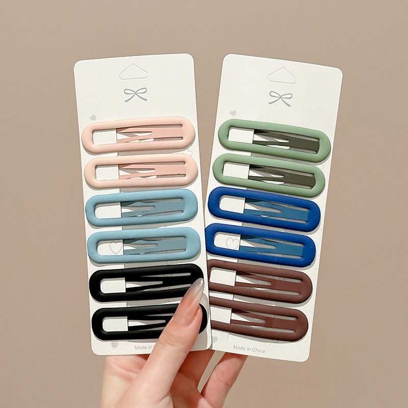 Pin de cabello de dopamina para mujeres lindas pinzas de cabello de peluquería bb pinzas de cabello 2025 nuevo estilo premium pinzas de cabello laterales