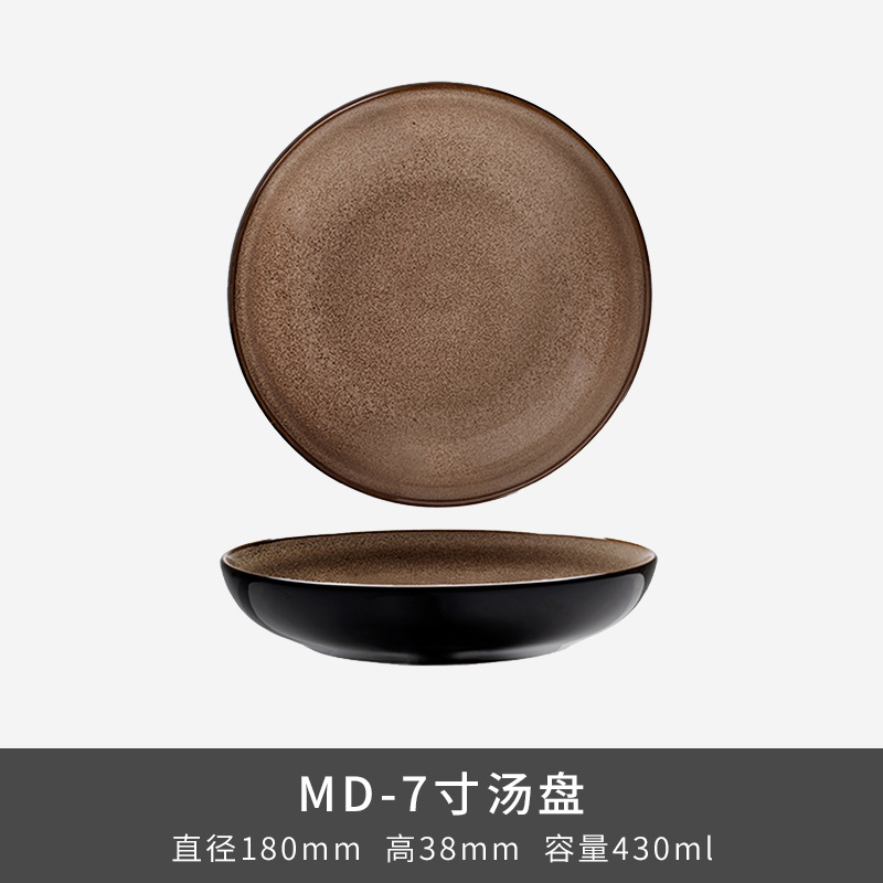 Transfronterizos LZ LICang cerámica cubiertos de ensalada de frutas de lujo ligero platos de arroz tazas de té caseras