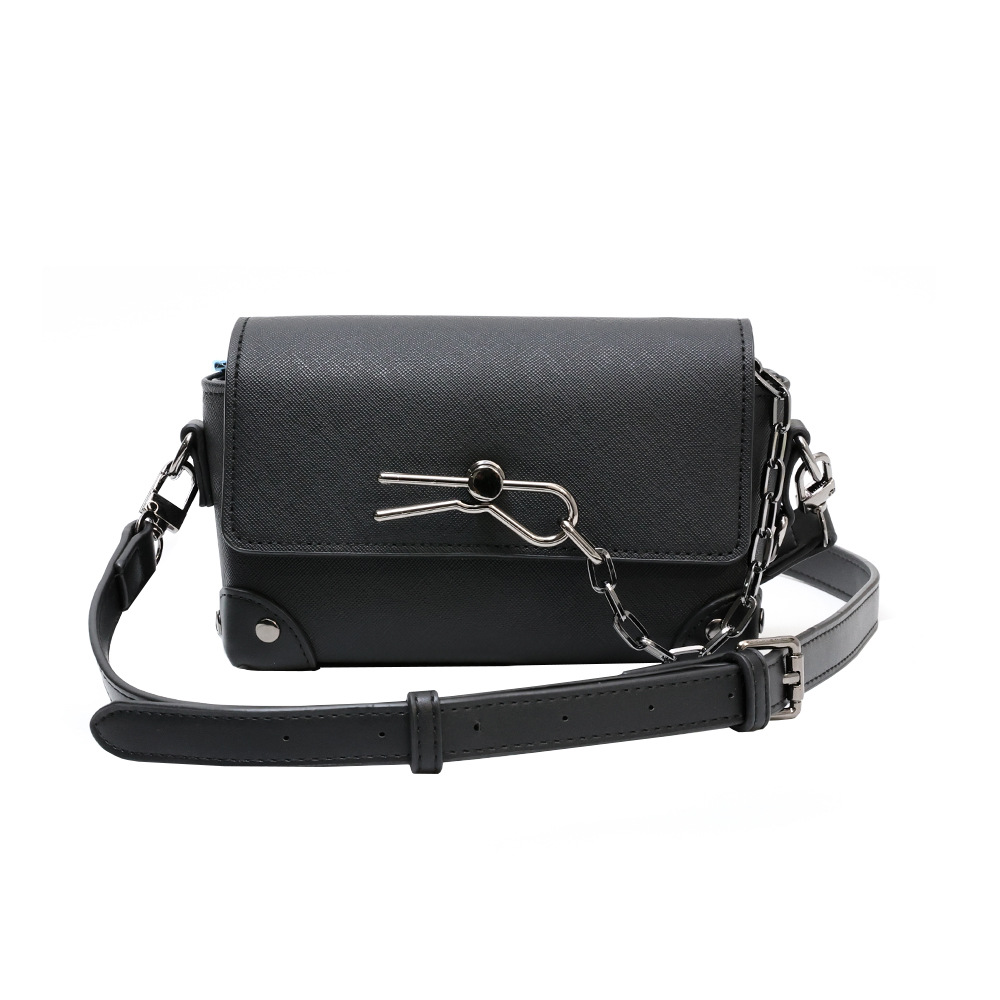 2026 New Men's Crossbody Bag, Solid Color Shoulder Bag, Men's Fashion Messenger Small Square Flap Bag, Versatile Shoulder Bag