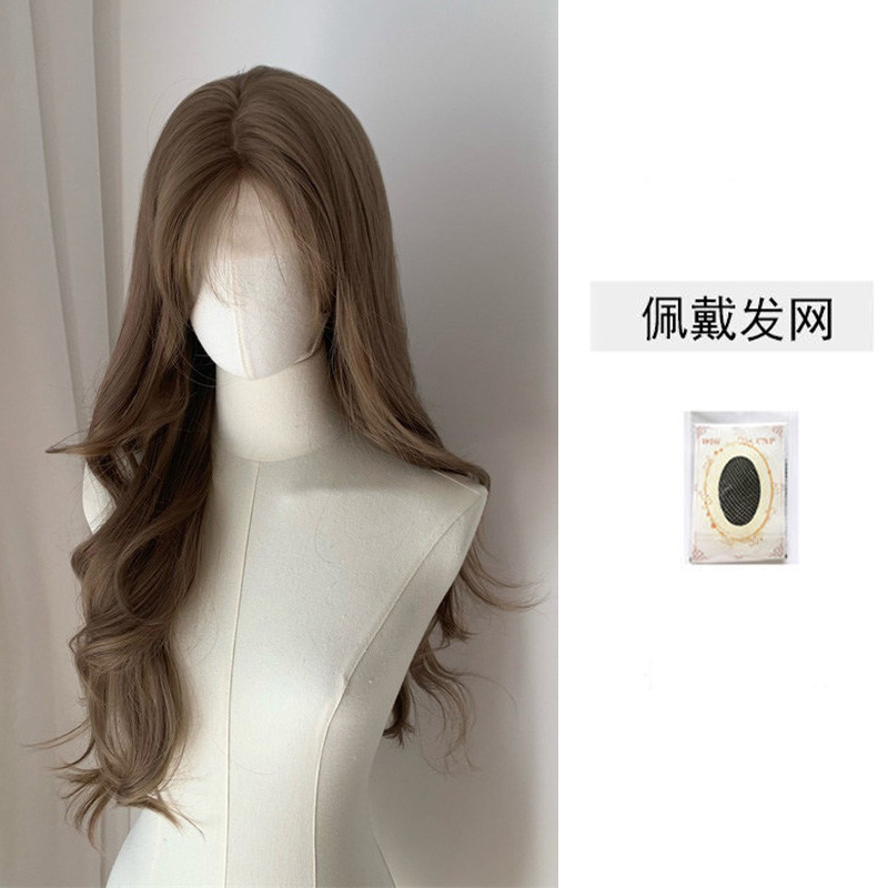 430 forehead lace dark brown 60cm + hair net