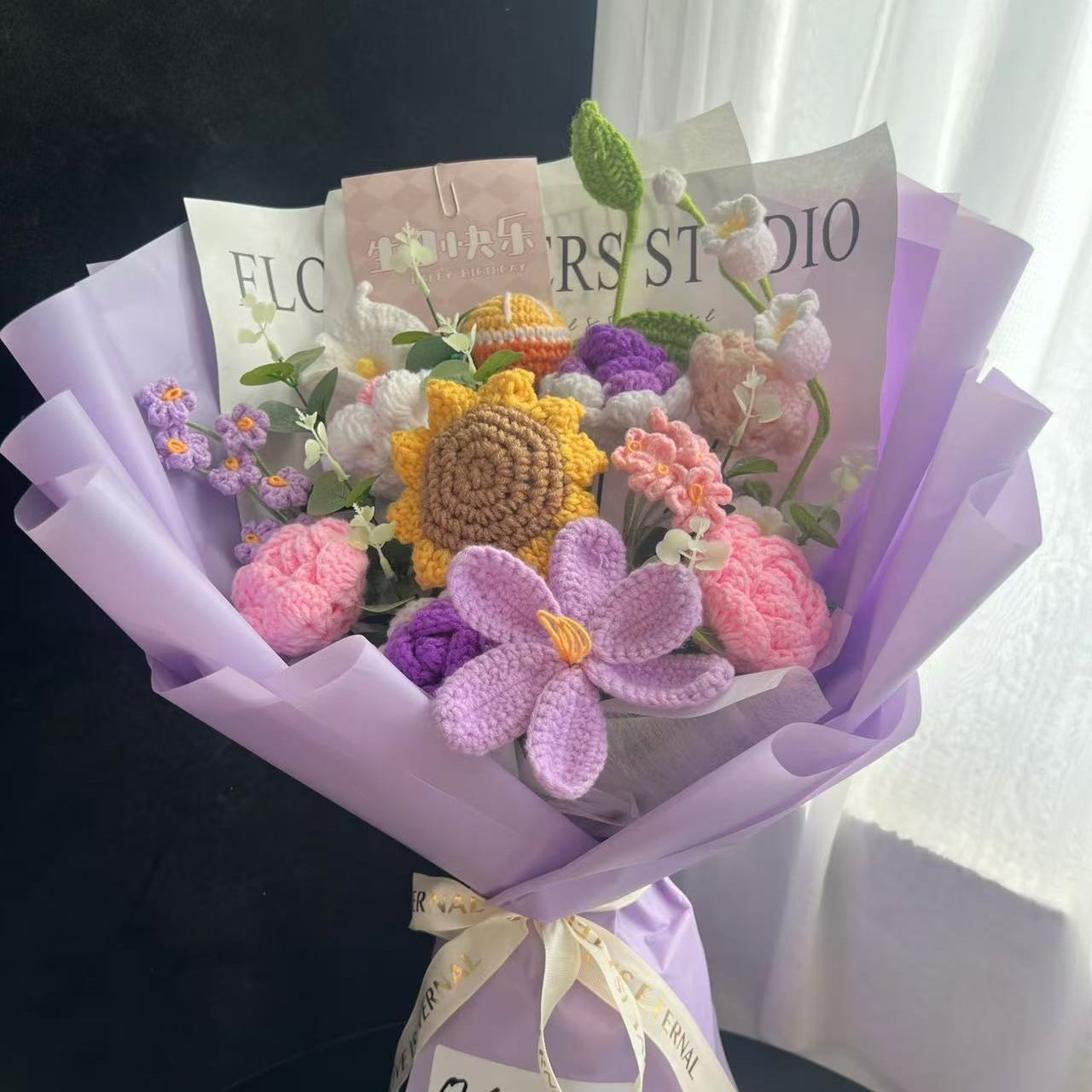 Purple high-end flowers