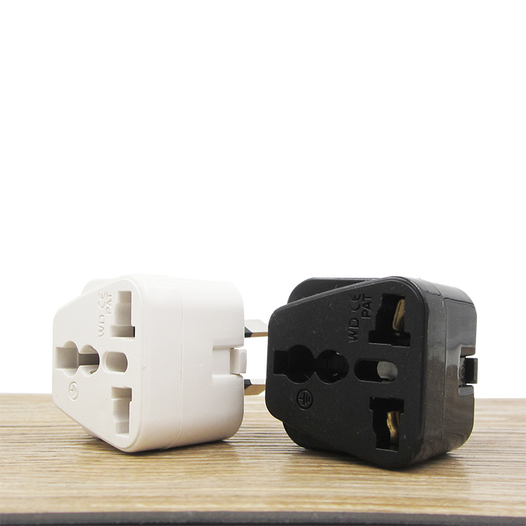 Adaptador de corriente estándar australiano de cobre puro para viajes, enchufe australiano, venta directa de fábrica