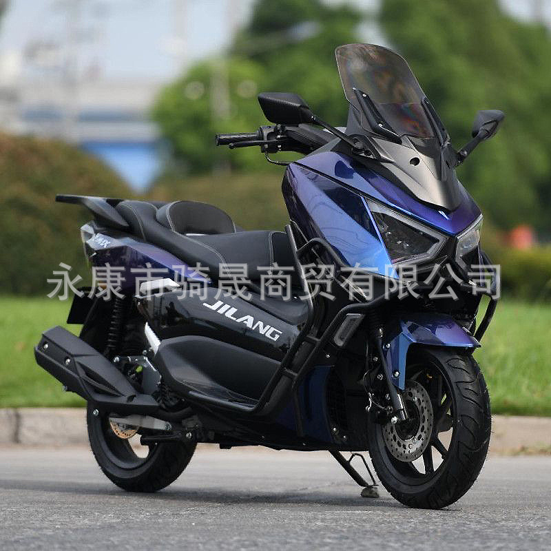 Export 2026 New Model Mengshi Fourth Generation Air-Cooled 150cc Pedal Motorcycle, National Standard IV, Electric Injection, ADV Touring Motorcycle