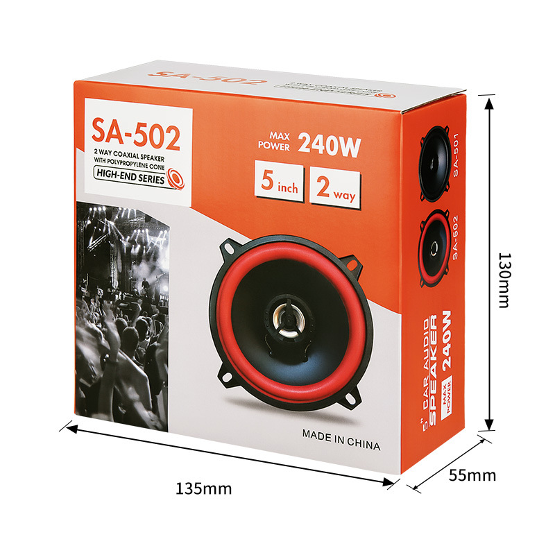 New product from cross-border e-commerce manufacturer: SA car speaker coaxial full-range car audio 4-inch 5inch 6.5inch speaker