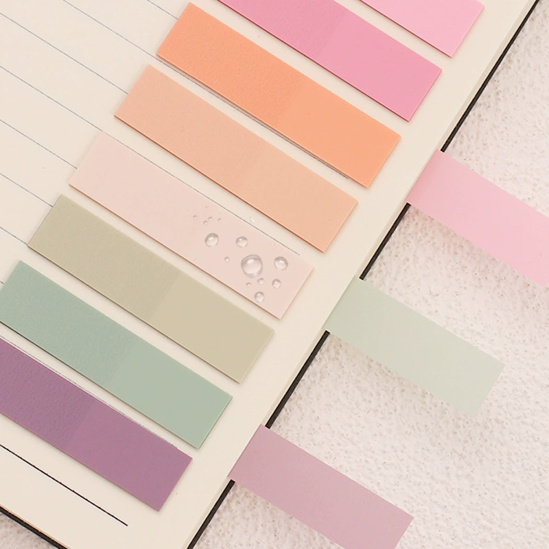 Self-adhesive retro small transparent sticker, note, 80 colors, (Physicals)