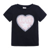 Summer nail sequins, cartoon cotton T-shirt suitable for men and women, long-sleeve