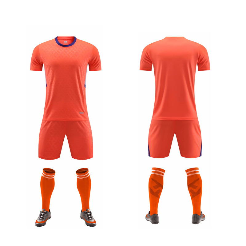 Full body football uniform suit men's and women's adult finished customized football uniform children's training uniform student competition team uniform