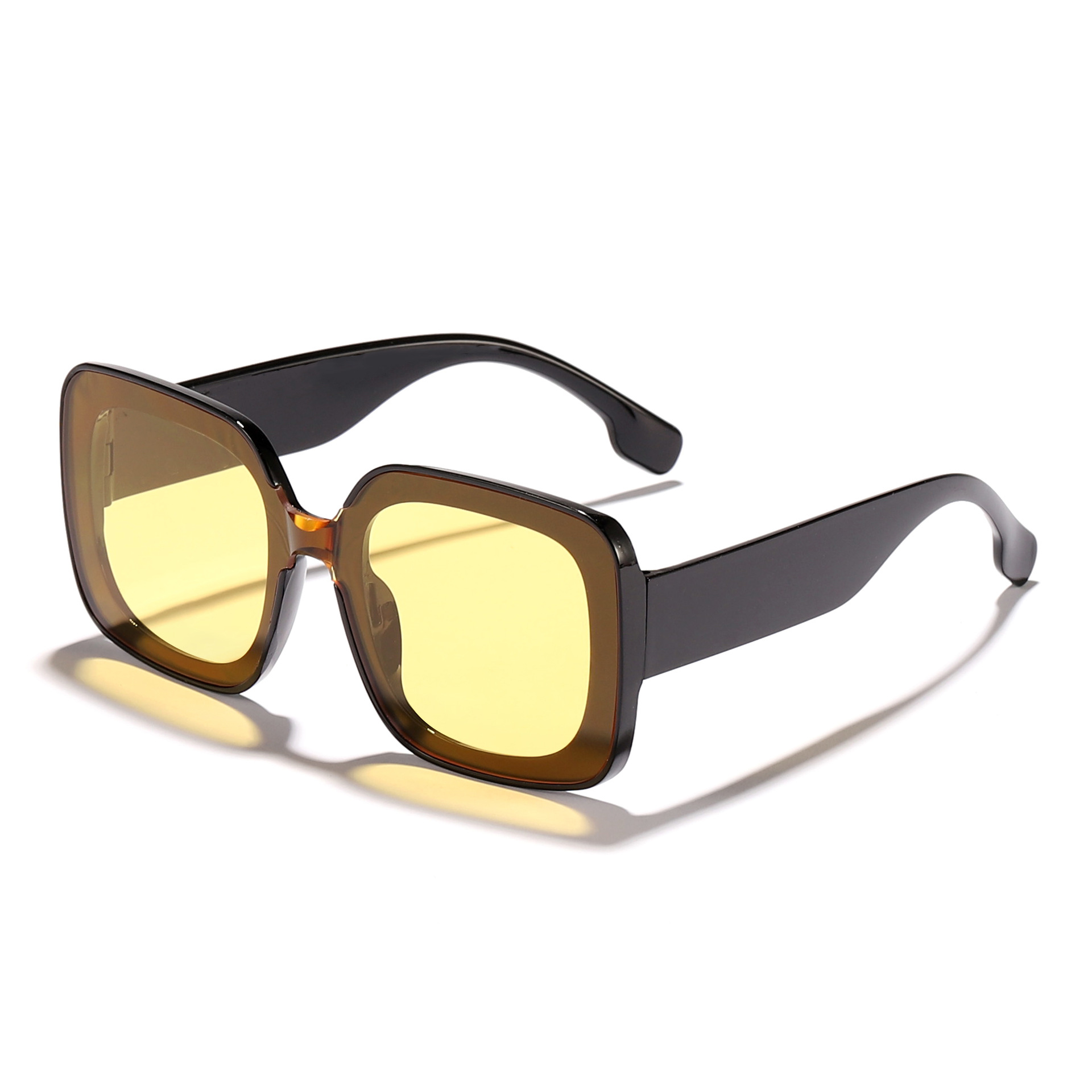 Gafas de sol retro cuadradas europeas y americanas 2024 celebridades de Internet transfronterizas con el mismo estilo