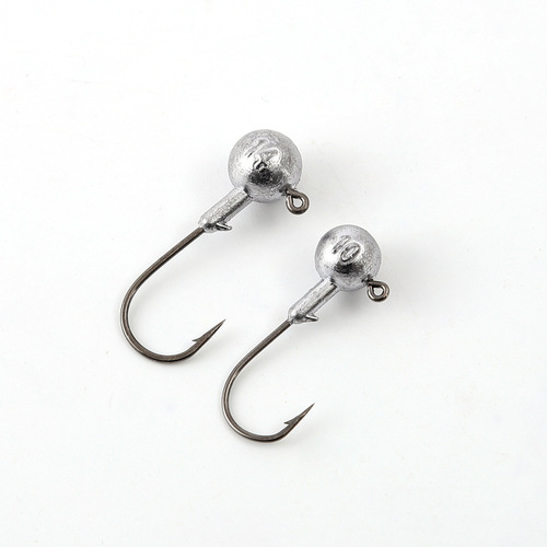 Luya lead head hook, long throw, hanging T tail soft bait for bass fishing, original color lead head hook