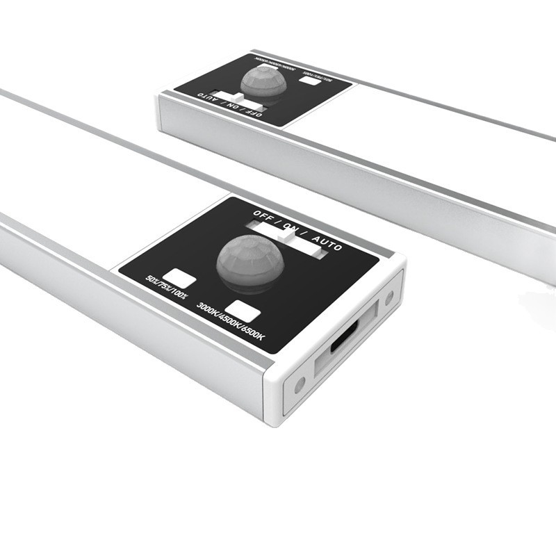Luz con sensor de cuerpo humano ultrafina, sin cableado, luz nocturna LED recargable magnética, batería de larga duración, luz de tira para pasillo y dormitorio