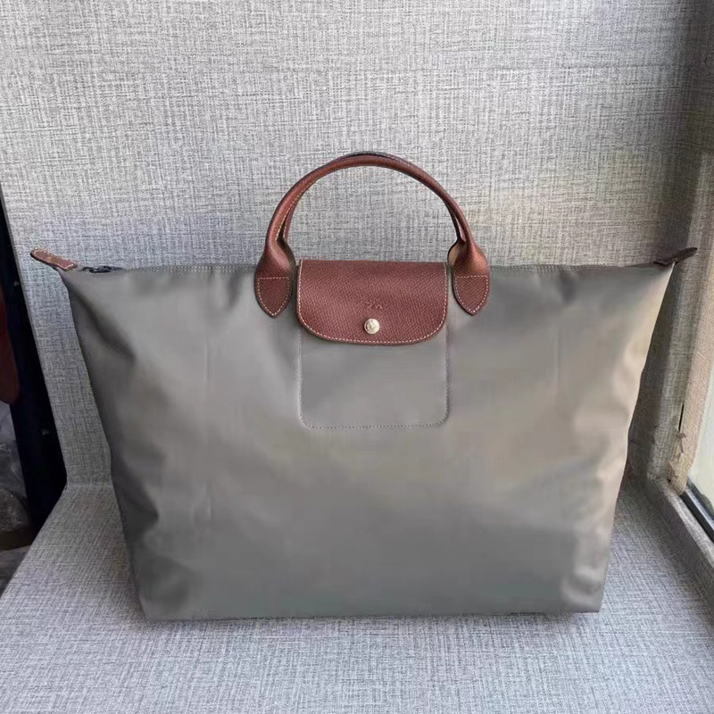 French Longxiang Men's and Women's Nylon Handbags Large Travel Bags Luggage Bags Large Capacity High-End Storage Fitness Bags Trendy