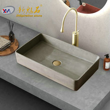 中式工业风水泥原色洗手池洗手盆酒店民宿GRC水泥洗脸盆洗漱台