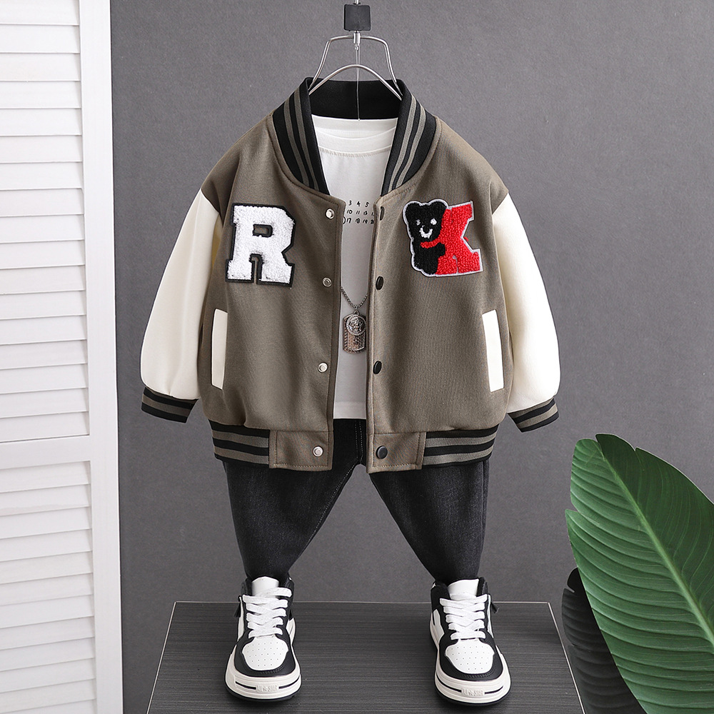 Jungen-Baseballjacke, Frühling und Herbst, Kinder-Herbstjacke, hübsche Jungen-Baby-Herbst_voghion.com