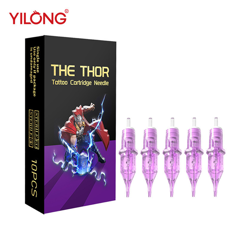 Yilong New Thor Tattoo One Needle Tattoo Needle Disposable Professional Cheyenne Tattoo One Needle Equipment Wholesale