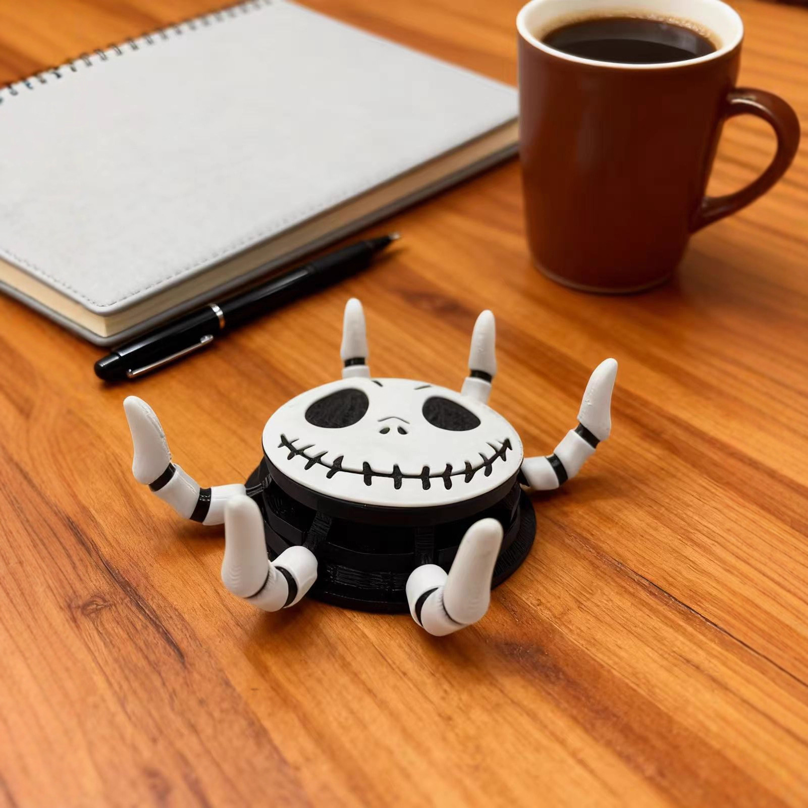 3D Printed Skull Coaster Halloween Christmas Gift