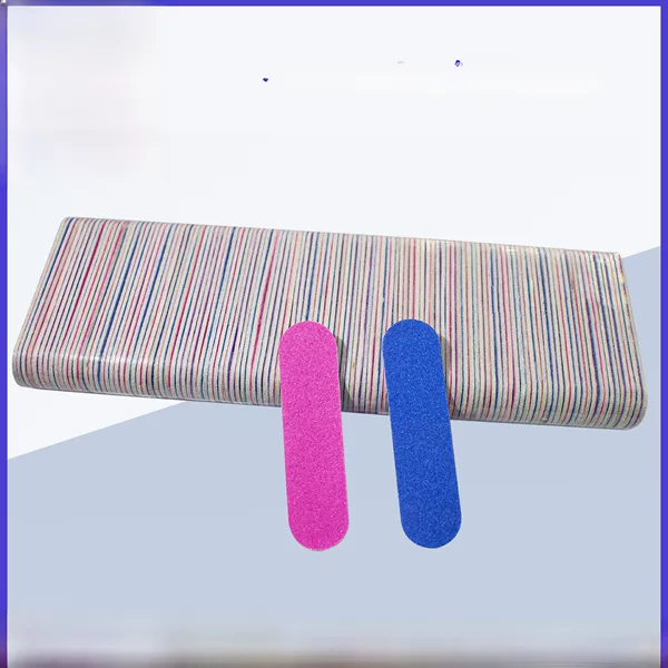 Disposable nail tools double-sided color Mini 5cm nail polishing file manufacturers spot supply