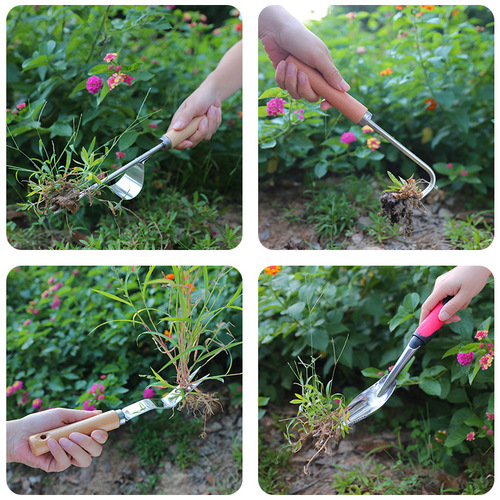 Household weeding, weeding, wild vegetables, practical loose soil rooter, seedling transplanter, shovel drafter, gardening tools