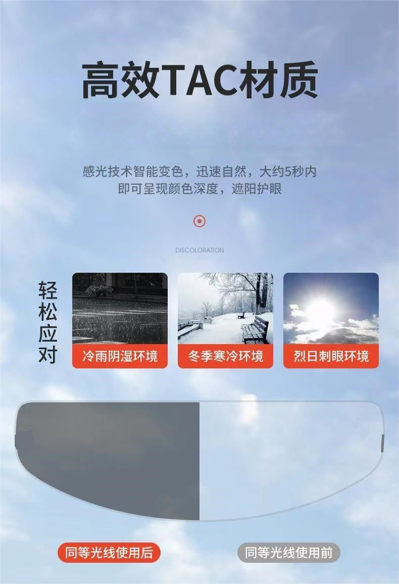 Motorcycle Helmet Sunscreen Film Summer Half Helmet Anti-UV