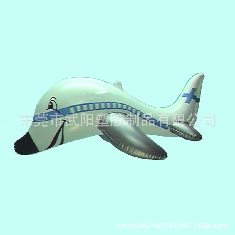 厂家供应PVC充气飞机 充气仿真气模充气大飞机 充气玩具飞机