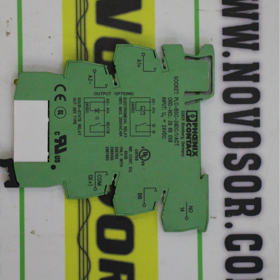 PHOENIX CONTACT继电器PLC-BSC-24DC/1/ACT 2966058二手咨询订期