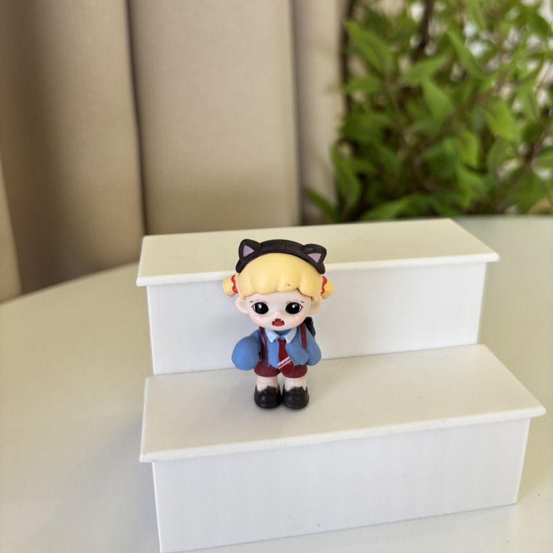 妹妹系列萌粒二创改娃手办摆件公仔潮玩diy盲盒小挂件挂饰手机链|undefined