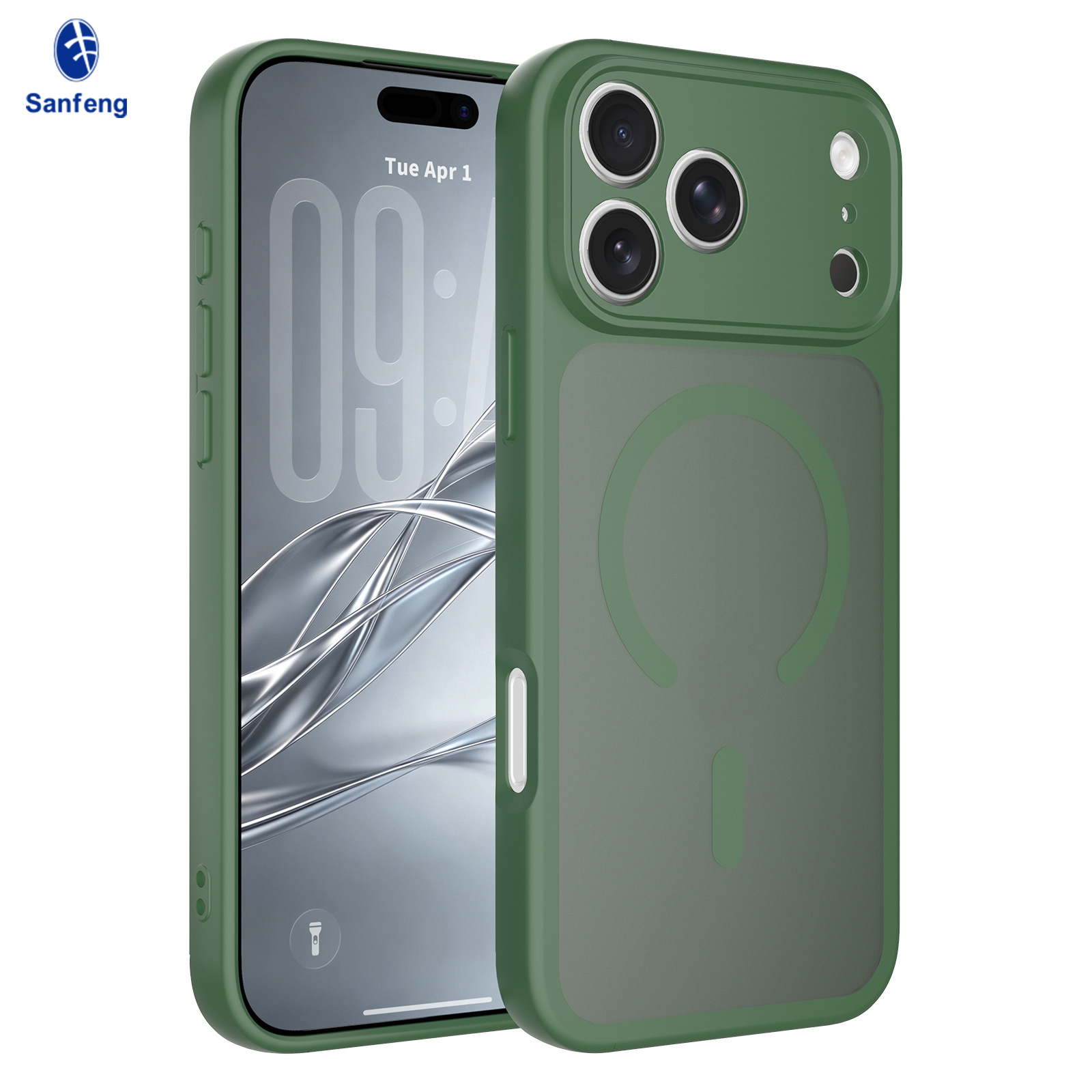 Cross - Border adecuado para iPhone 18promax carcasa de teléfono móvil, lente magnética sensible a la piel, paquete completo de protección Apple 17