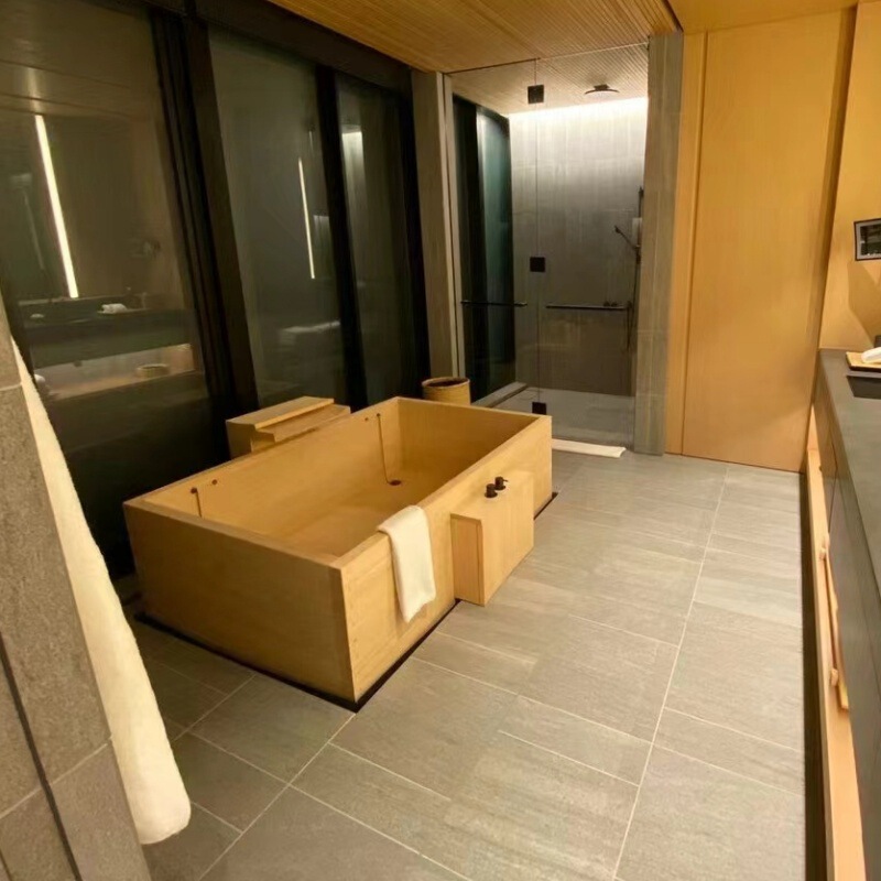 Japanese Imported Cypress Bath Tub Bath Tub Bath Tub Wooden Bathtub Solid Wood Bathtub Japanese Style