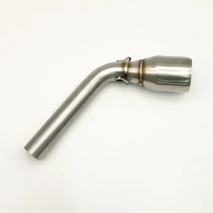 Motorcycle modified exhaust pipe stainless steel middle section fit MSX125 2013 2014 2015 connecting pipe