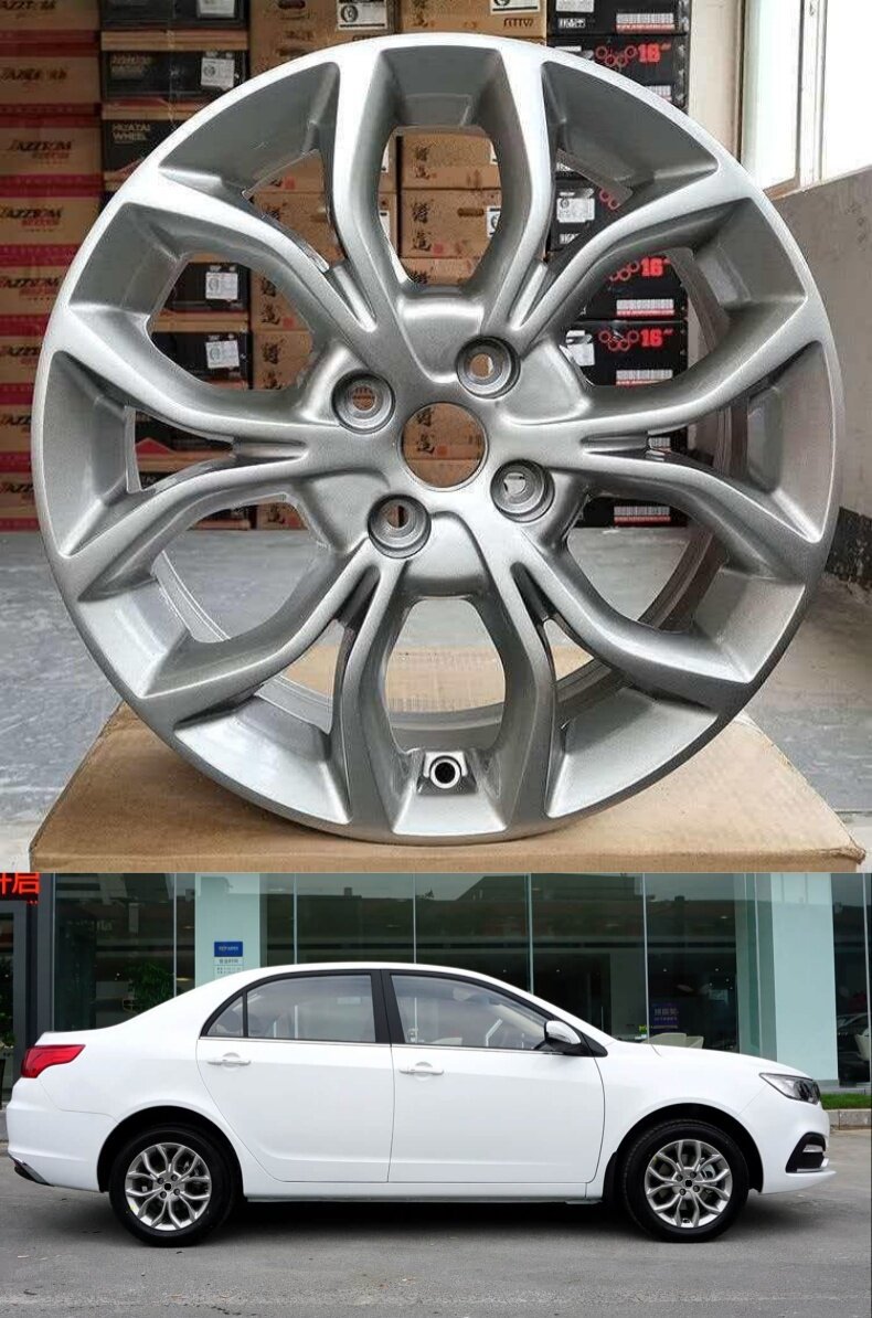 Suitable for 2017 and 2018 Geely Vision wheel rims, original style 16inch aluminum alloy wheel rims, brand new steel rims