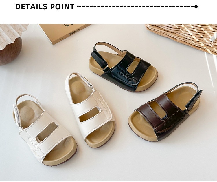 Mädchen Sommer Sandalen Mit Klettverschluss Für Strand Freizeit_voghion.com